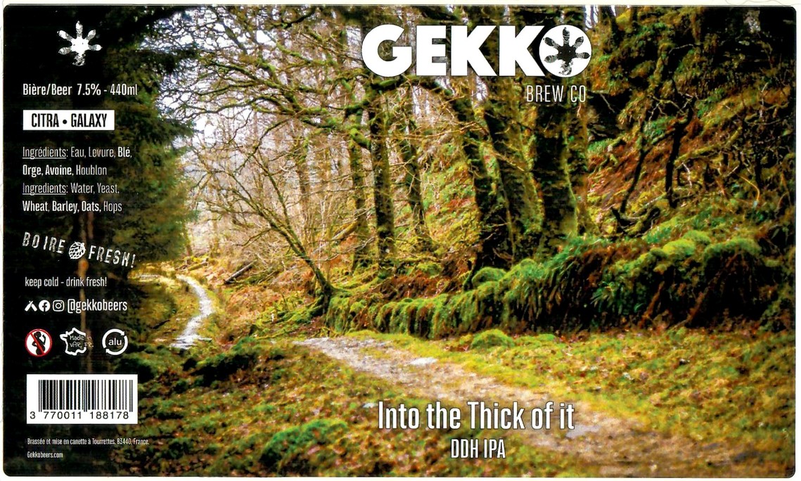 Etiquette BRASSERIE GEKKO 02