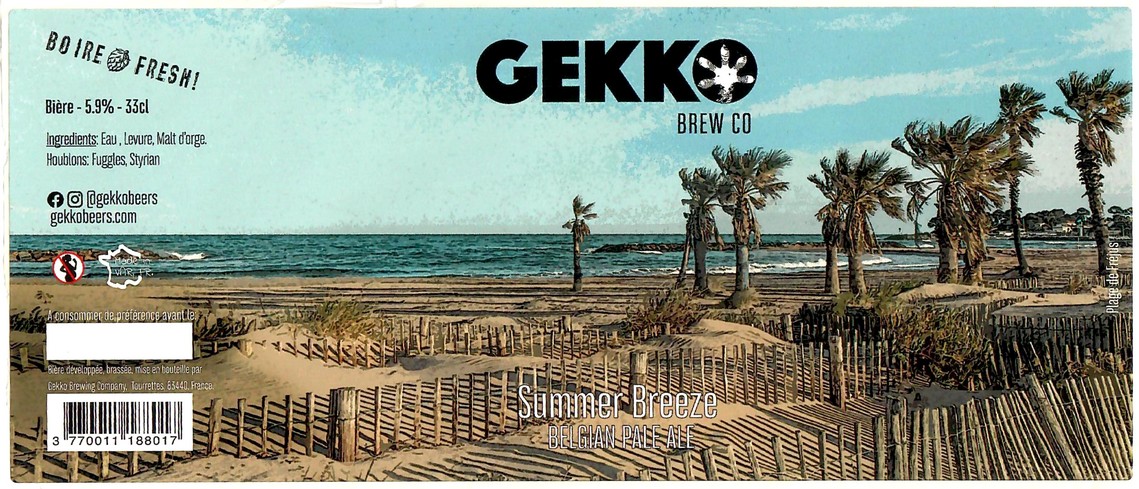 Etiquette BRASSERIE GEKKO 04