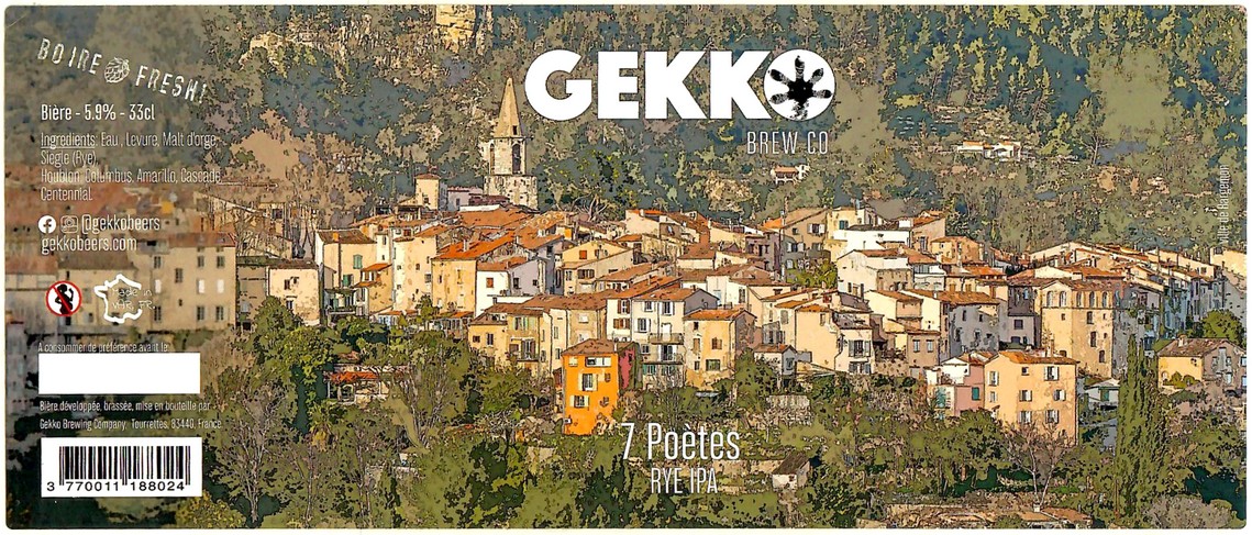 Etiquette BRASSERIE GEKKO 06