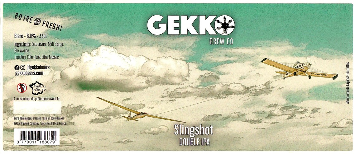 Etiquette BRASSERIE GEKKO 08