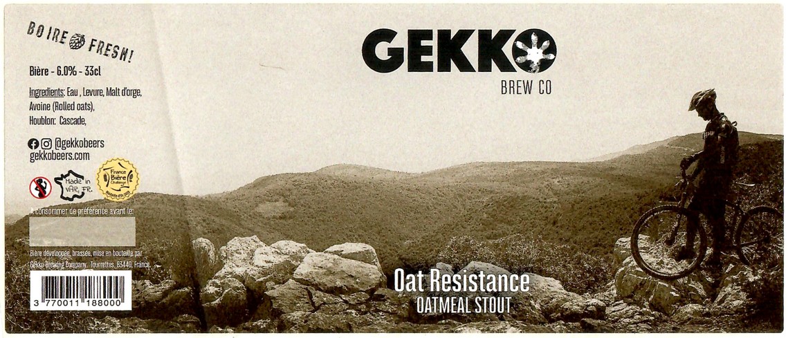 Etiquette BRASSERIE GEKKO 09