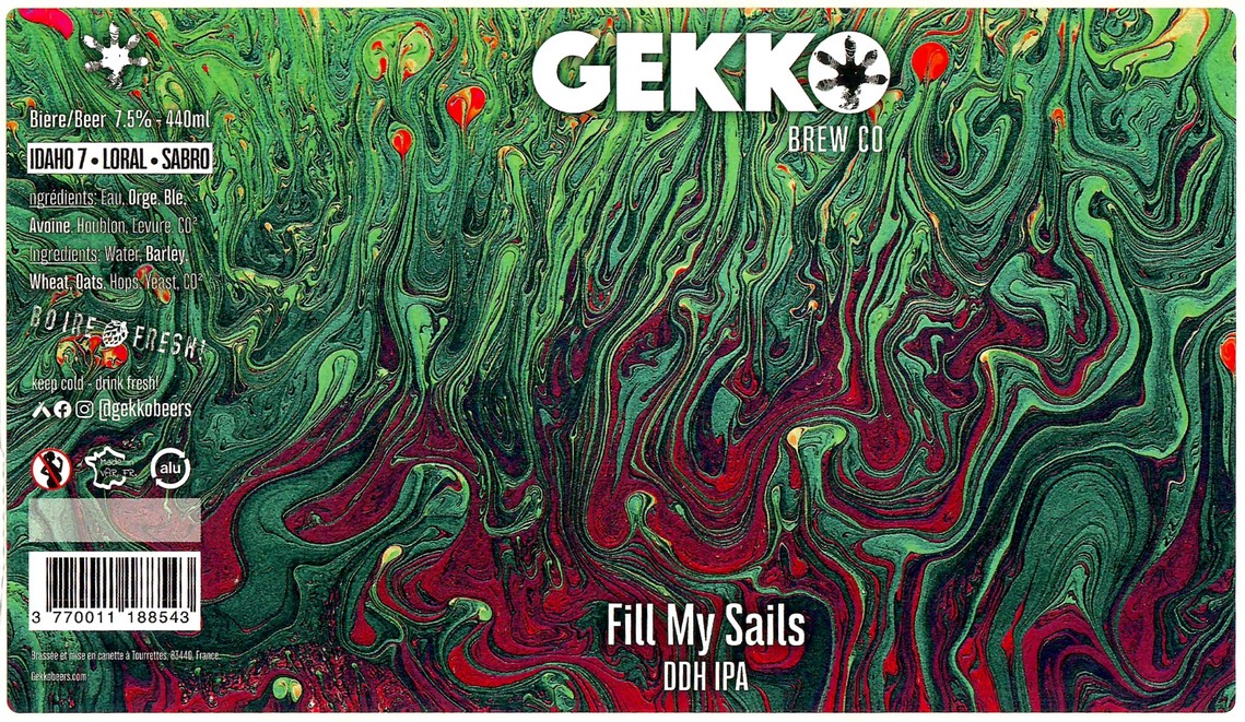 Etiquette BRASSERIE GEKKO 11