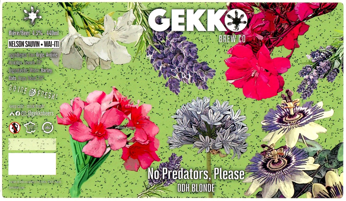 Etiquette BRASSERIE GEKKO 14