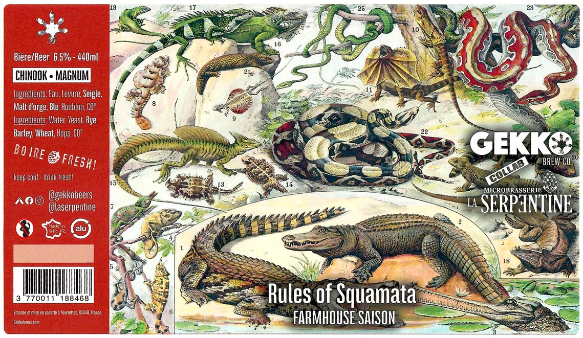 Etiquette BRASSERIE GEKKO 16