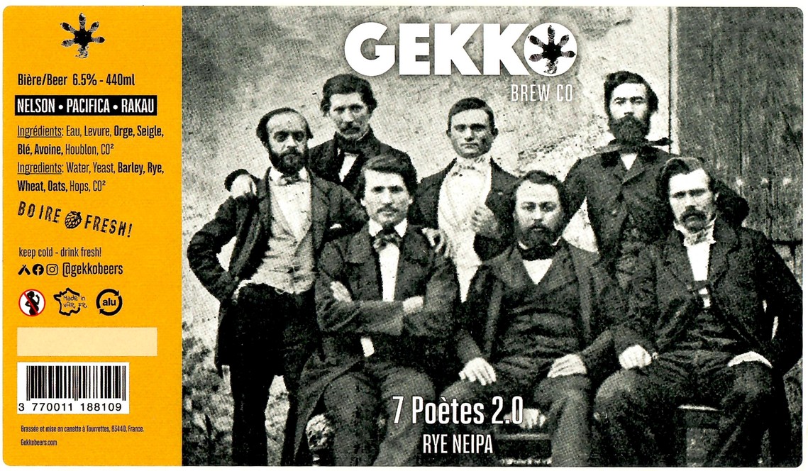 Etiquette BRASSERIE GEKKO 17