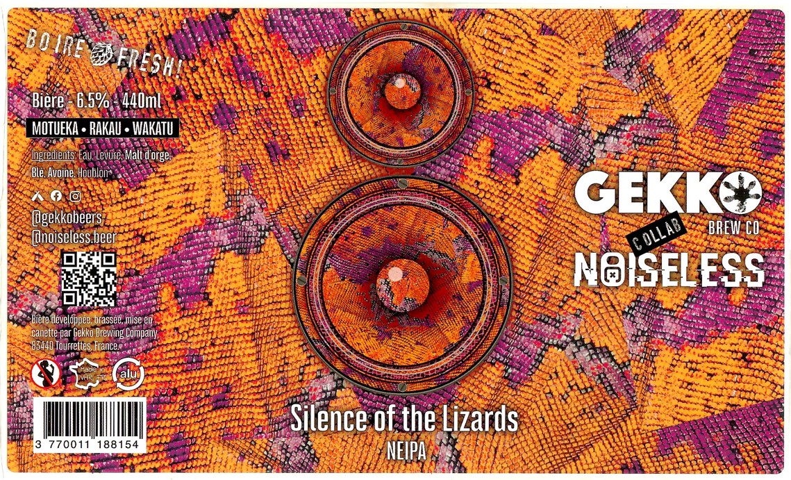 Etiquette BRASSERIE GEKKO 18