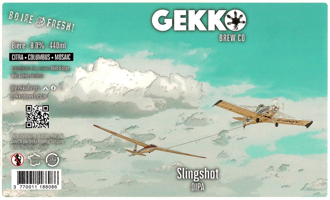 Etiquette BRASSERIE GEKKO 19