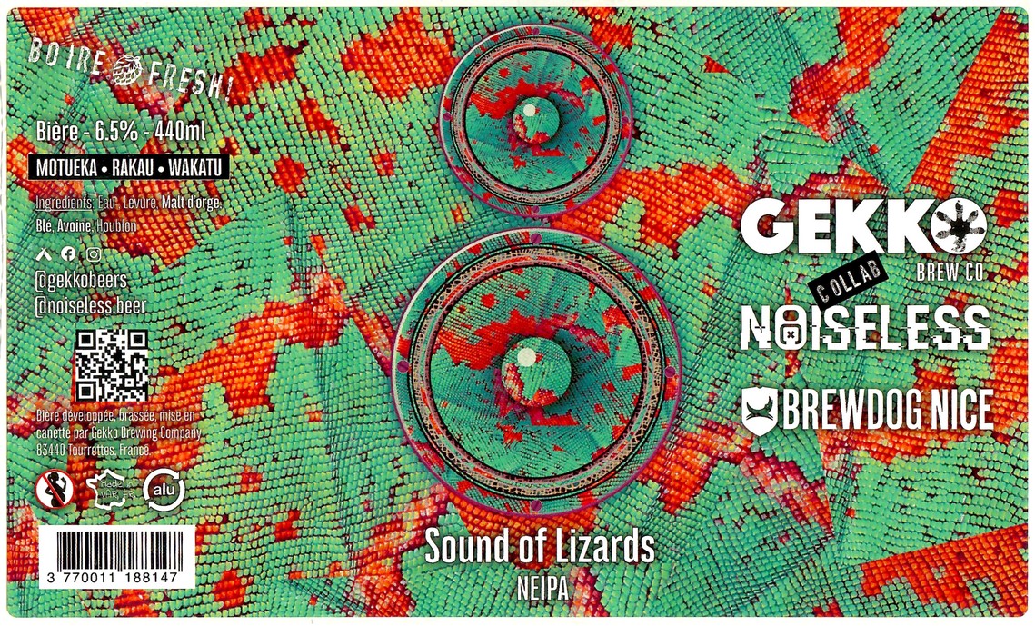 Etiquette BRASSERIE GEKKO 20