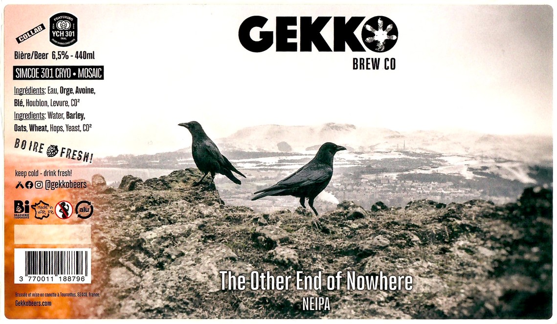 Etiquette BRASSERIE GEKKO 21