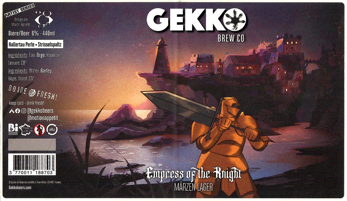 Etiquette BRASSERIE GEKKO 28