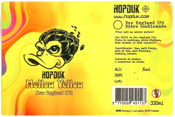 Etiquette BRASSERIE HOPDUK 03