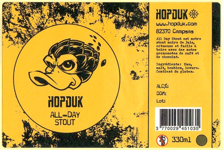 Etiquette BRASSERIE HOPDUK 05