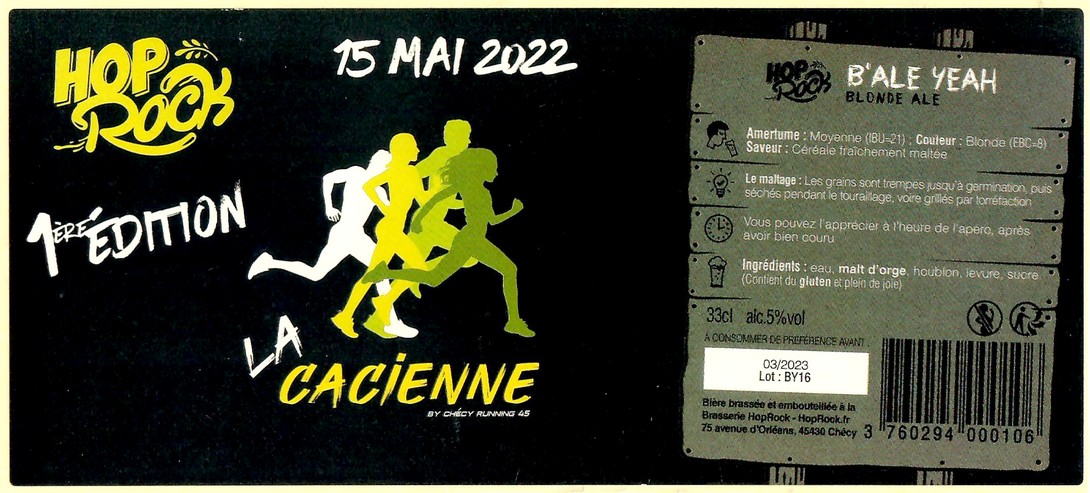 Etiquette BRASSERIE HOPROCK 30