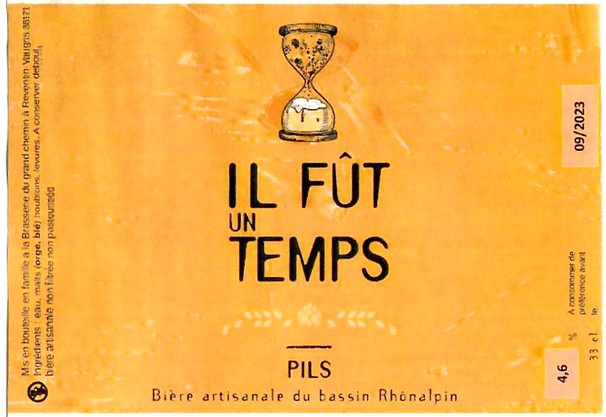 Etiquette BRASSERIE IL FUT UN TEMPS 02