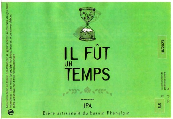Etiquette BRASSERIE IL FUT UN TEMPS 03