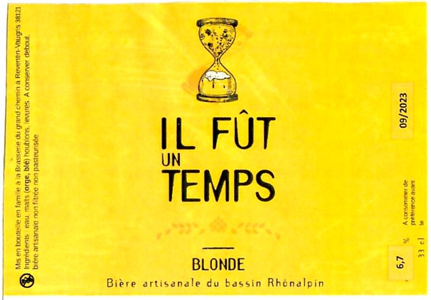 Etiquette BRASSERIE IL FUT UN TEMPS 05