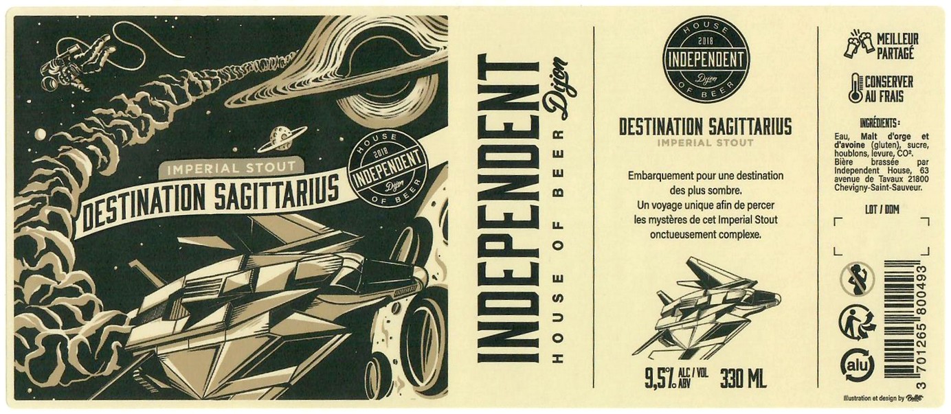 Etiquette BRASSERIE INDEPENDENT HOUSE 31
