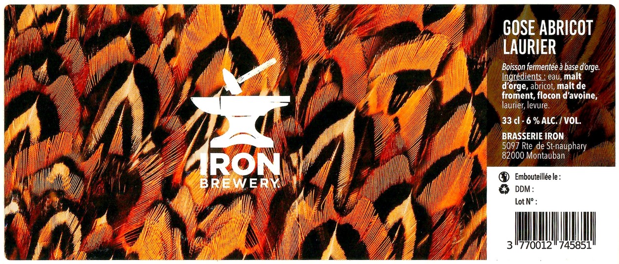 Etiquette BRASSERIE IRON 11