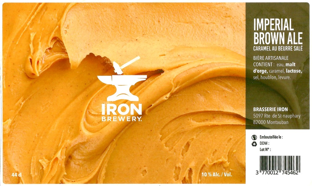 Etiquette BRASSERIE IRON 15