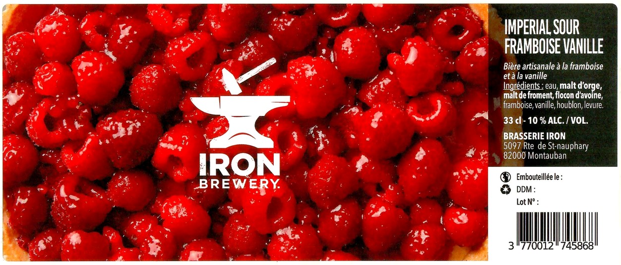 Etiquette BRASSERIE IRON 54