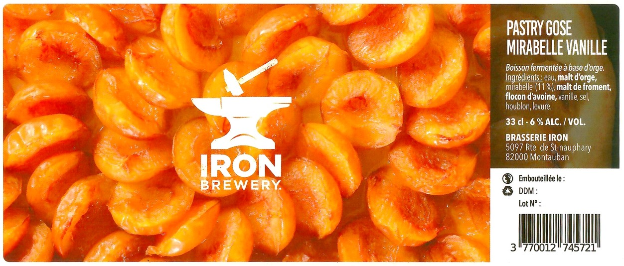 Etiquette BRASSERIE IRON 57