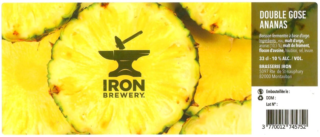 Etiquette BRASSERIE IRON 69