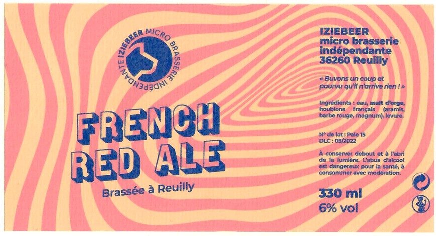 Etiquette BRASSERIE IZIEBEER 19