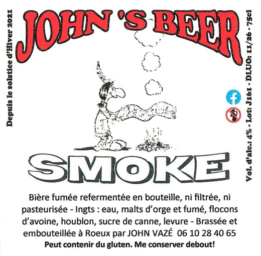 Etiquette BRASSERIE JOHN'S BEER 07