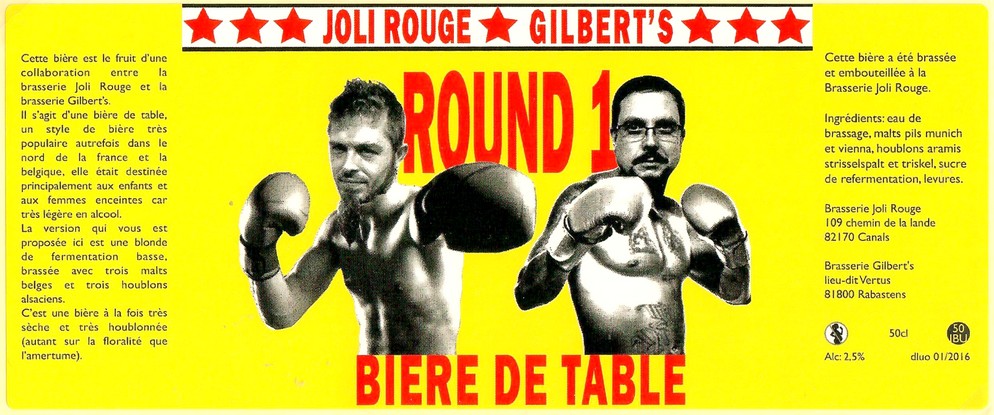 Etiquette BRASSERIE JOLI ROUGE 03