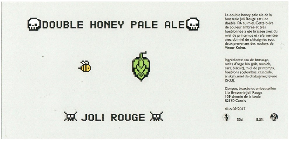 Etiquette BRASSERIE JOLI ROUGE 04