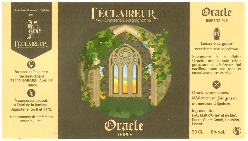 Etiquette BRASSERIE L'ECLAIREUR 18