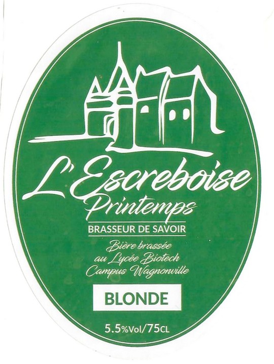 Etiquette BRASSERIE L'ESCREBOISE 62