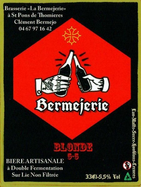 Etiquette BRASSERIE LA BERMEJERIE 02
