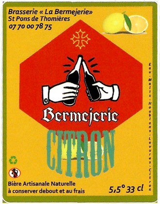 Etiquette BRASSERIE LA BERMEJERIE 04