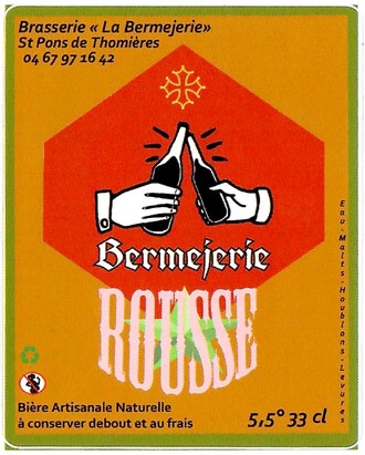 Etiquette BRASSERIE LA BERMEJERIE 08