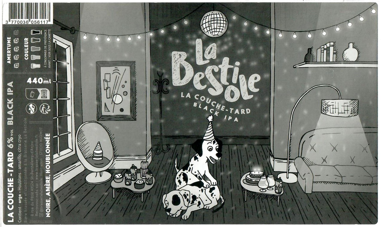 Etiquette BRASSERIE LA BESTIOLE 02