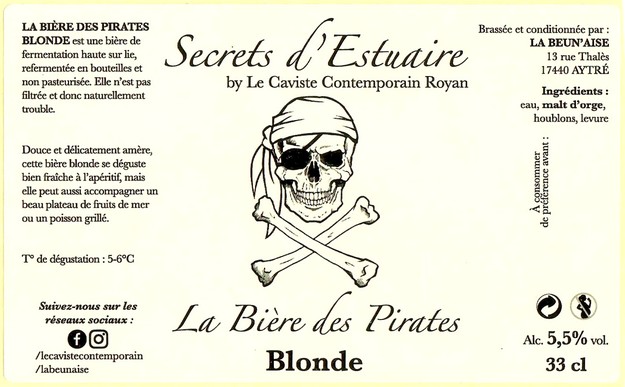 Etiquette BRASSERIE LA BEUNAISE 37