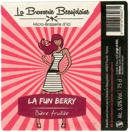 Etiquette LA BRASSERIE BEAUJOLAISE 05