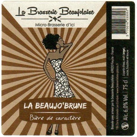 Etiquette LA BRASSERIE BEAUJOLAISE 08