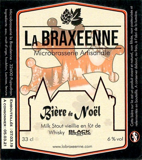 Etiquette BRASSERIE LA BRAXEENNE 32 04