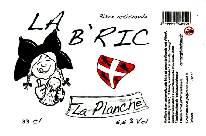 etiquette BRASSERIE LA BRIC 15