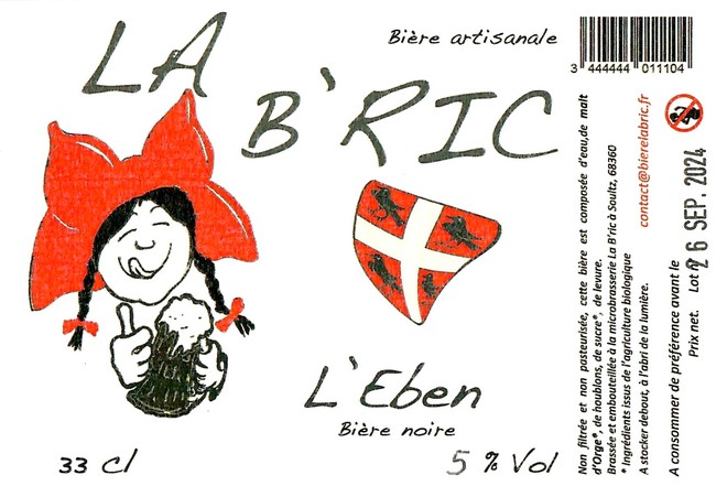 Etiquette BRASSERIE LA BRIC 41