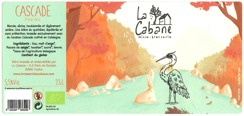 Etiquette BRASSERIE LA CABANE 02