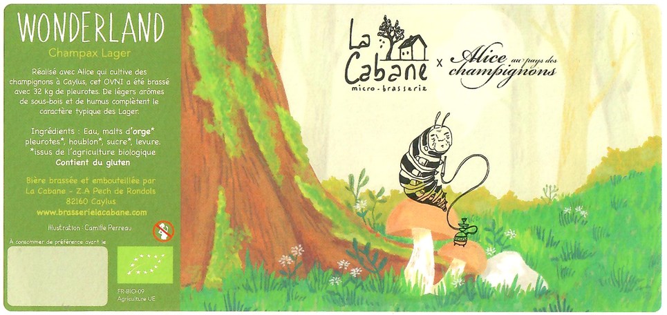 Etiquette BRASSERIE LA CABANE 04