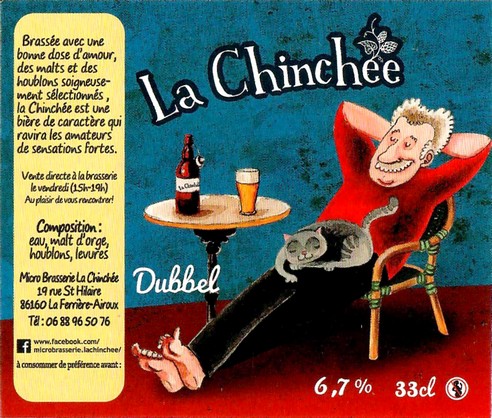 Etiquette BRASSERIE LA CHINCHEE 12