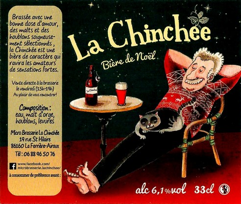Etiquette BRASSERIE LA CHINCHEE 15