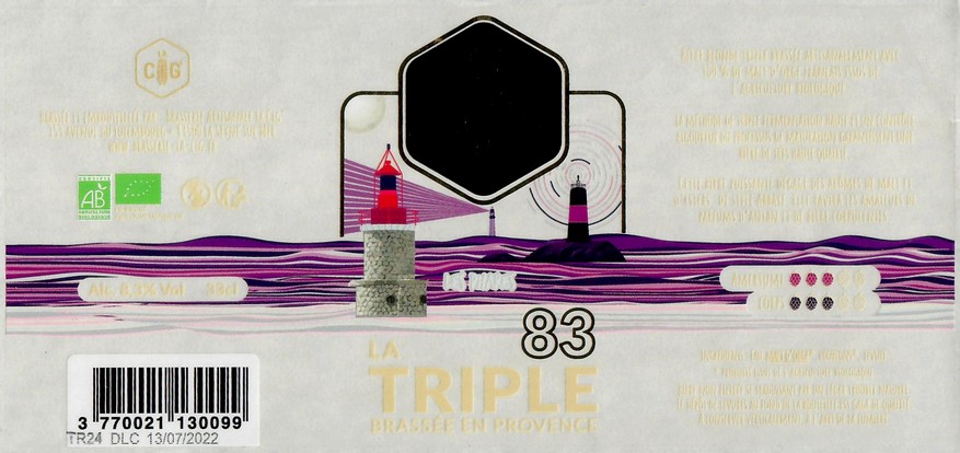 Etiquette BRASSERIE LA CIG 04