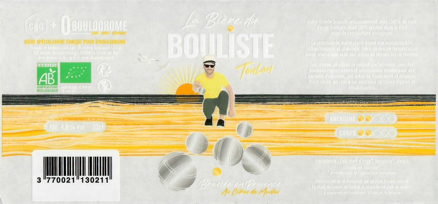 Etiquette BRASSERIE LA CIG 10