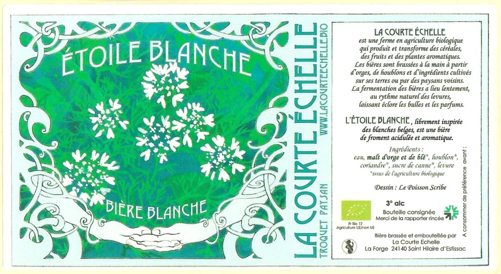 Etiquette BRASSERIE LA COURTE ECHELLE 21 Etiquette BRASSERIE LA COURTE ECHELLE 21