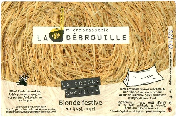 Etiquette BRASSERIE LA DEBROUILLE 19